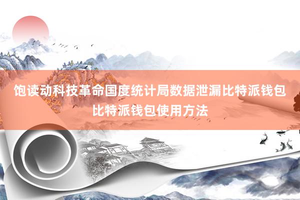 饱读动科技革命　　国度统计局数据泄漏比特派钱包比特派钱包使用方法