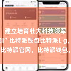 建立培育壮大科技领军企业机制”比特派钱包比特派L g，比特派官网，比特派钱包，比特派下载