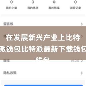 在发展新兴产业上比特派钱包比特派最新下载钱包