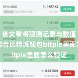 该文章将观测记录与数值模拟相结合比特派钱包bitpie里面怎么验证